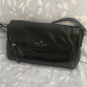kate Spade Black Leather Crossbody Bag